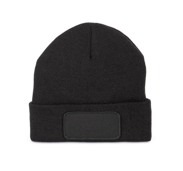 Beanie with patch and Thinsulate™ lining