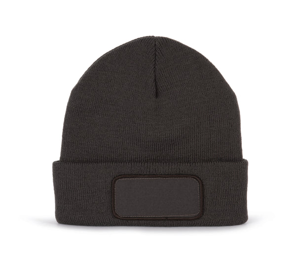 Beanie with patch and Thinsulate™ lining