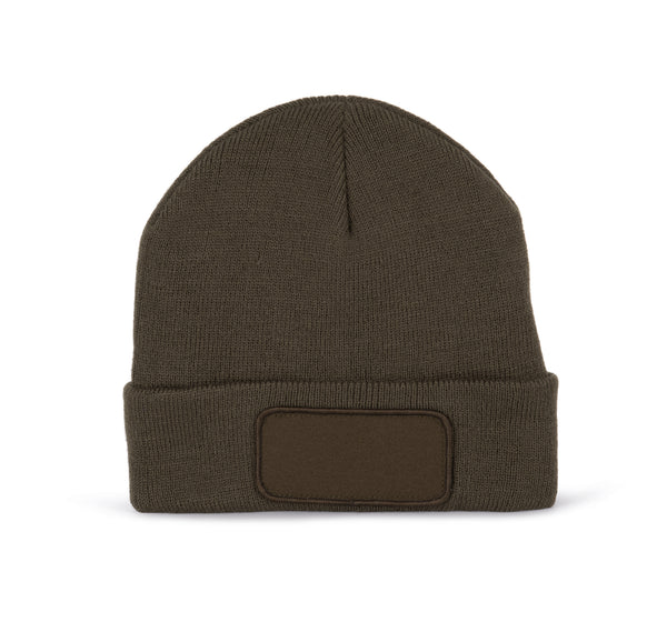 Beanie with patch and Thinsulate™ lining