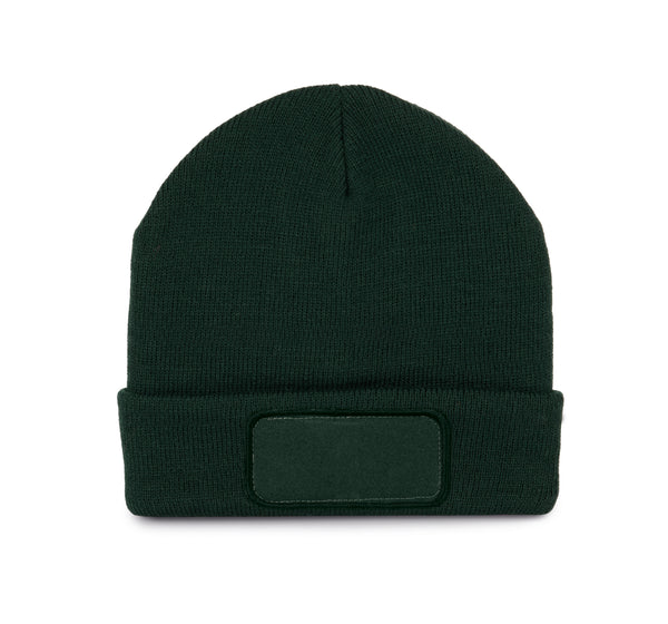 Beanie with patch and Thinsulate™ lining