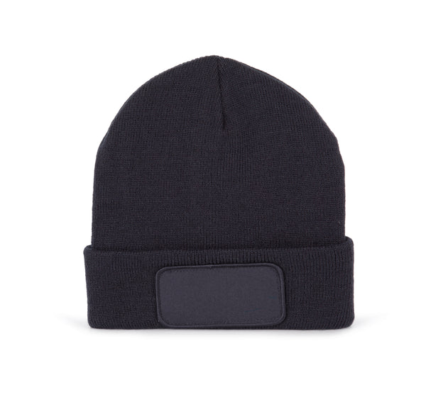 Beanie with patch and Thinsulate™ lining