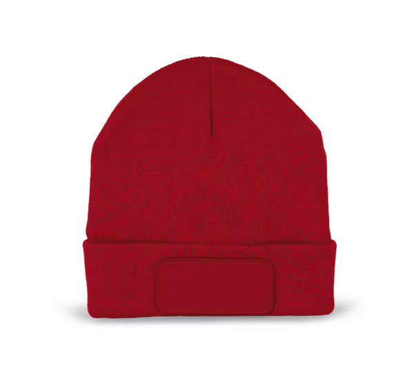 Beanie with patch and Thinsulate™ lining