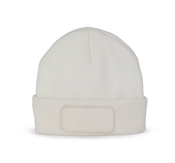 Beanie with patch and Thinsulate™ lining