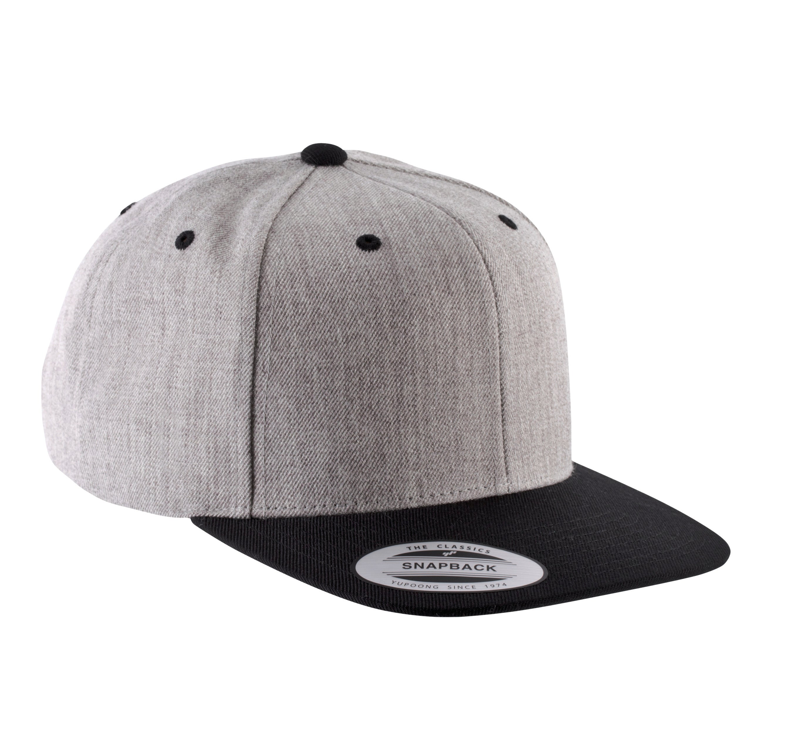 Casquette visière plate - 6 panneaux
