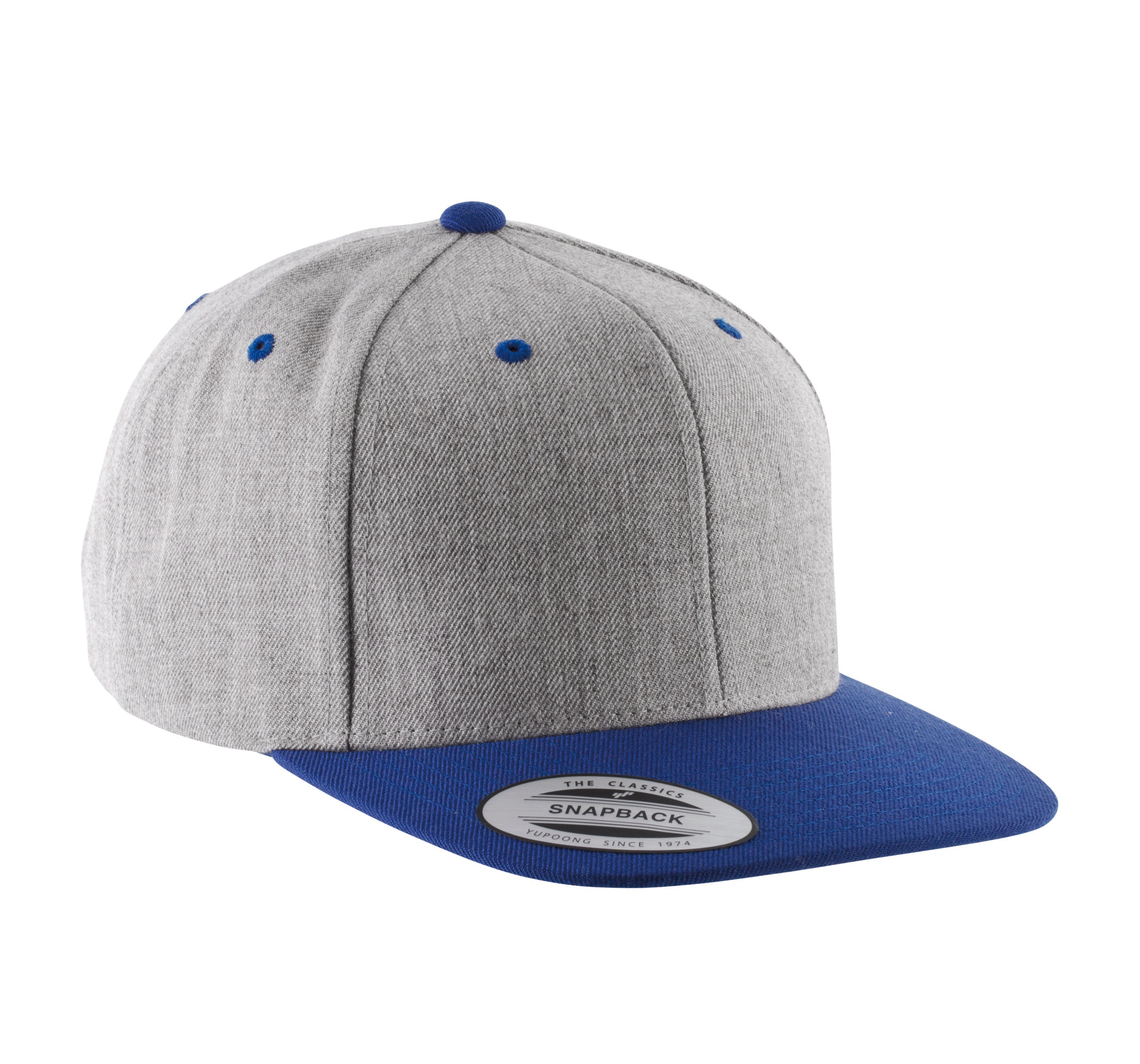 Casquette visière plate - 6 panneaux