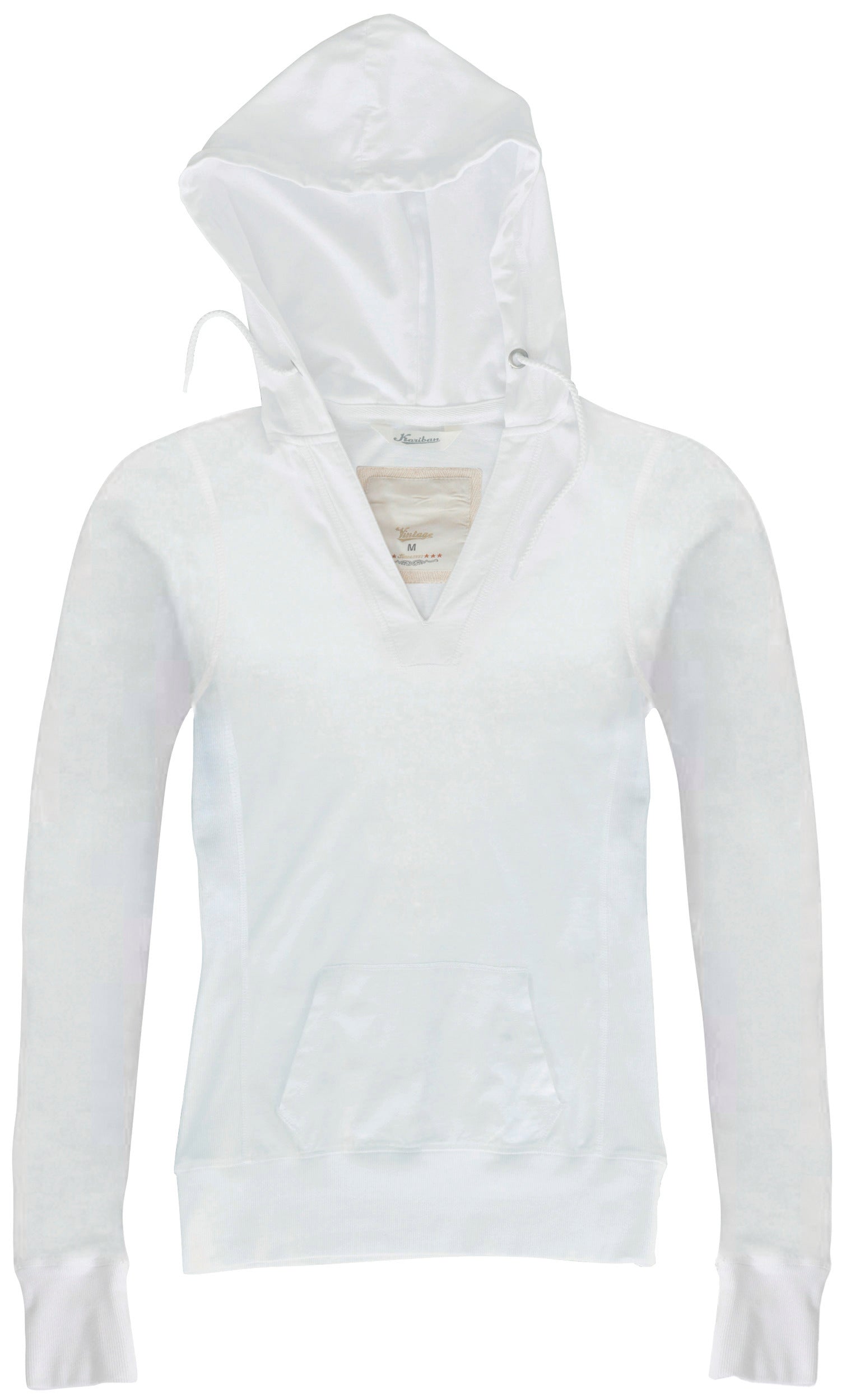 Dames T-shirt met lange mouwen en capuchon