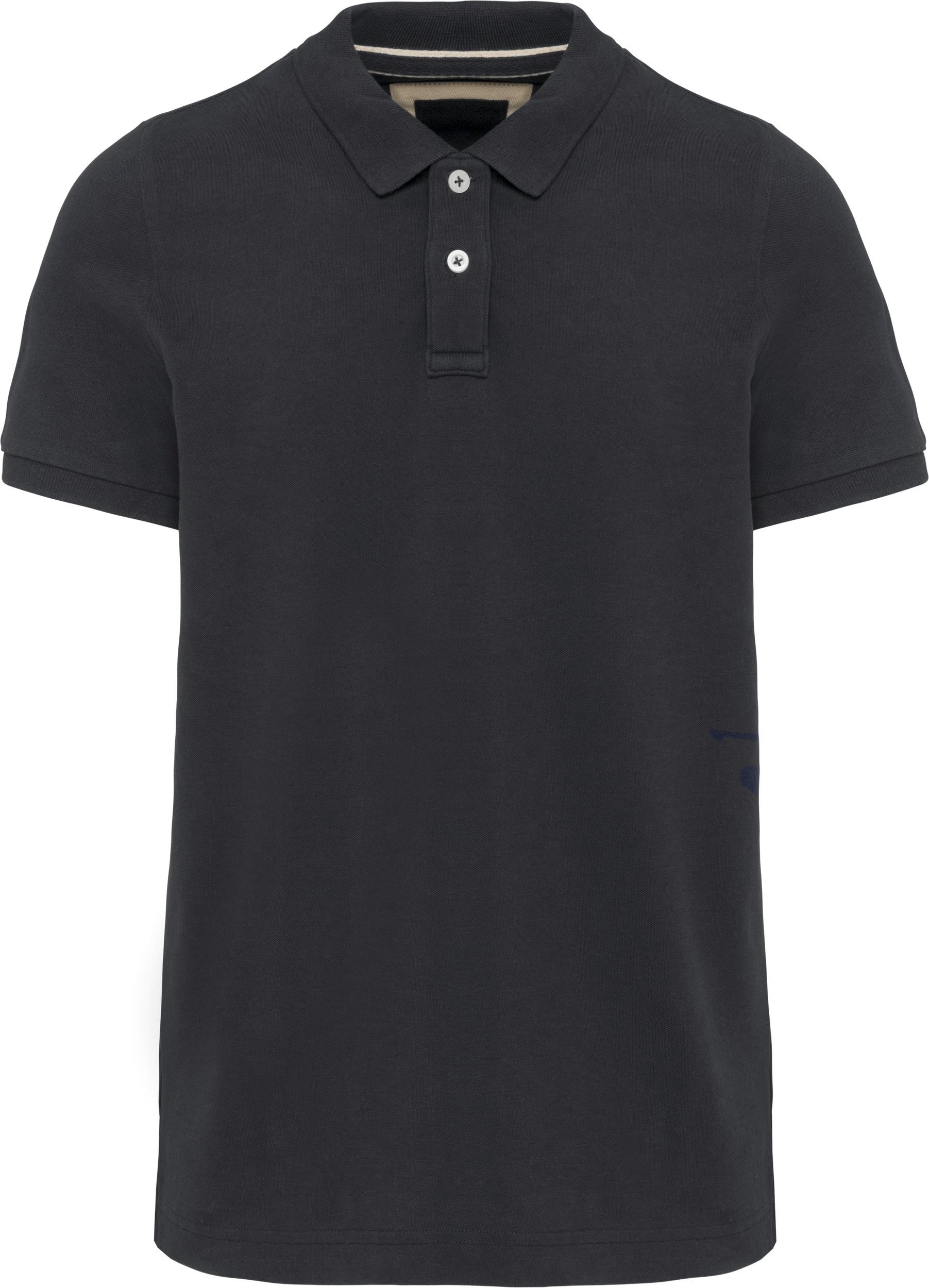 Vintage herenpolo met korte mouwen