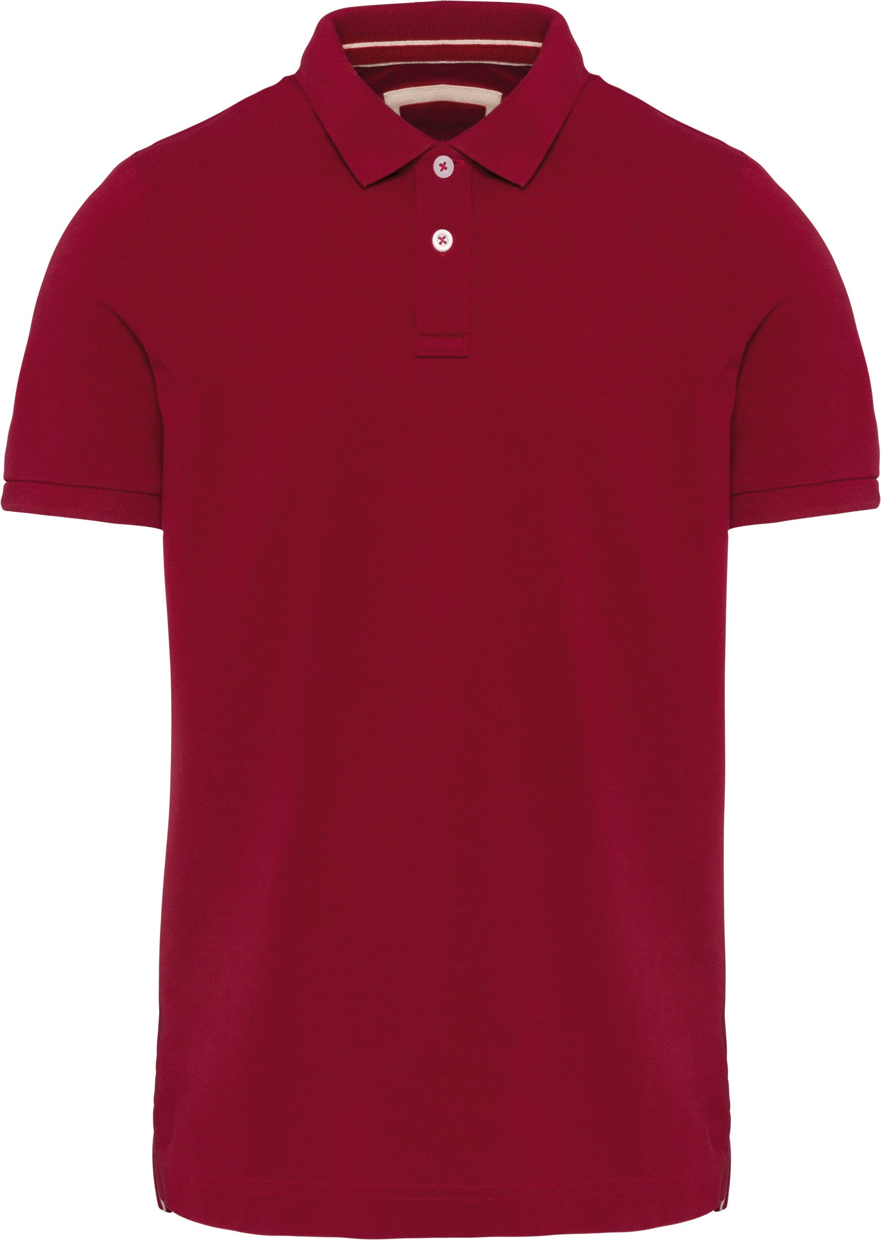 Vintage herenpolo met korte mouwen