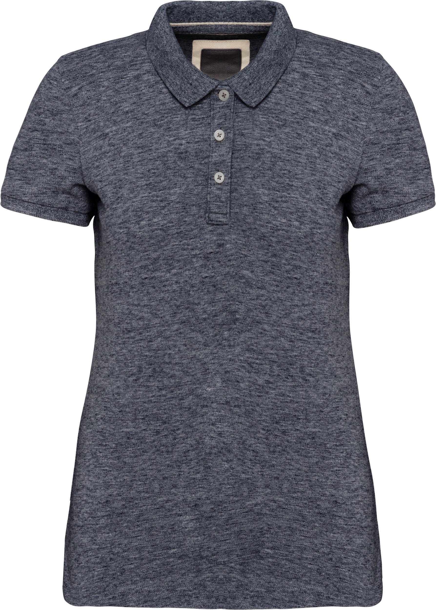 Vintage damespoloshirt met korte mouwen