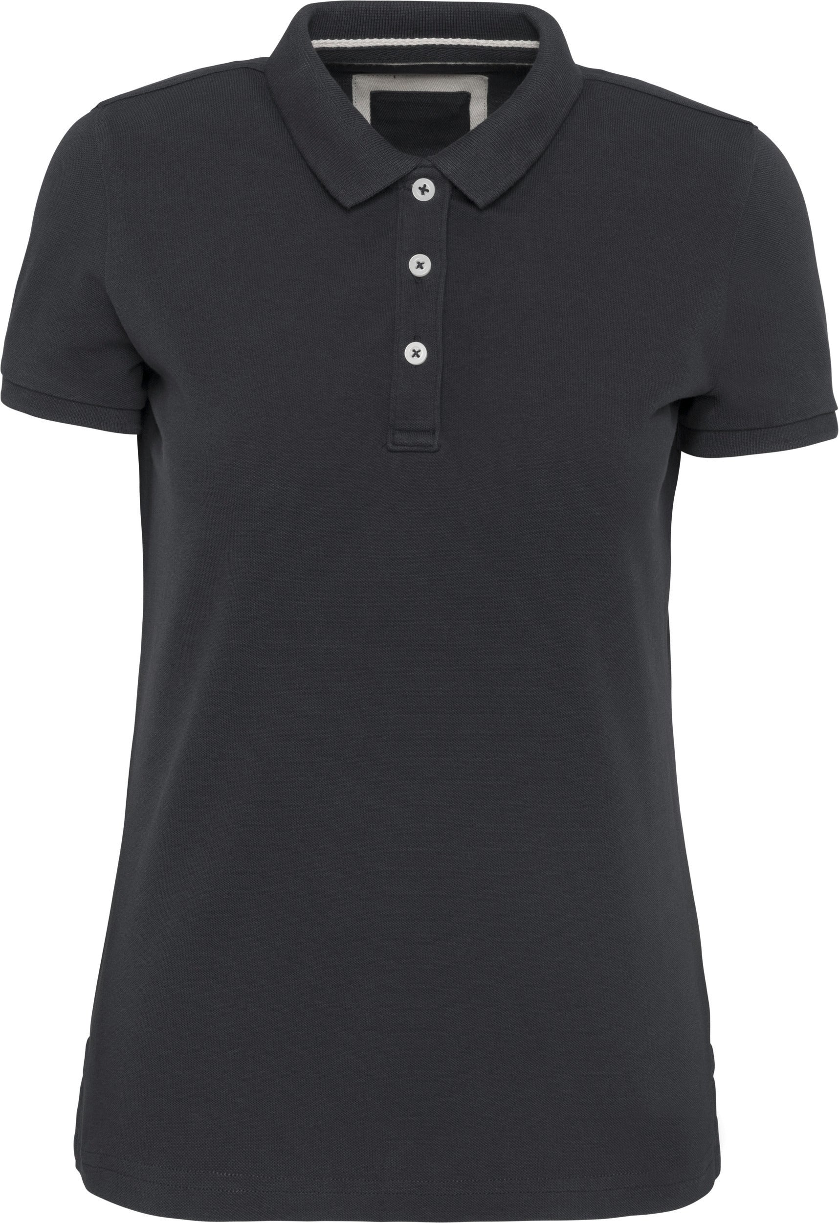 Vintage damespoloshirt met korte mouwen
