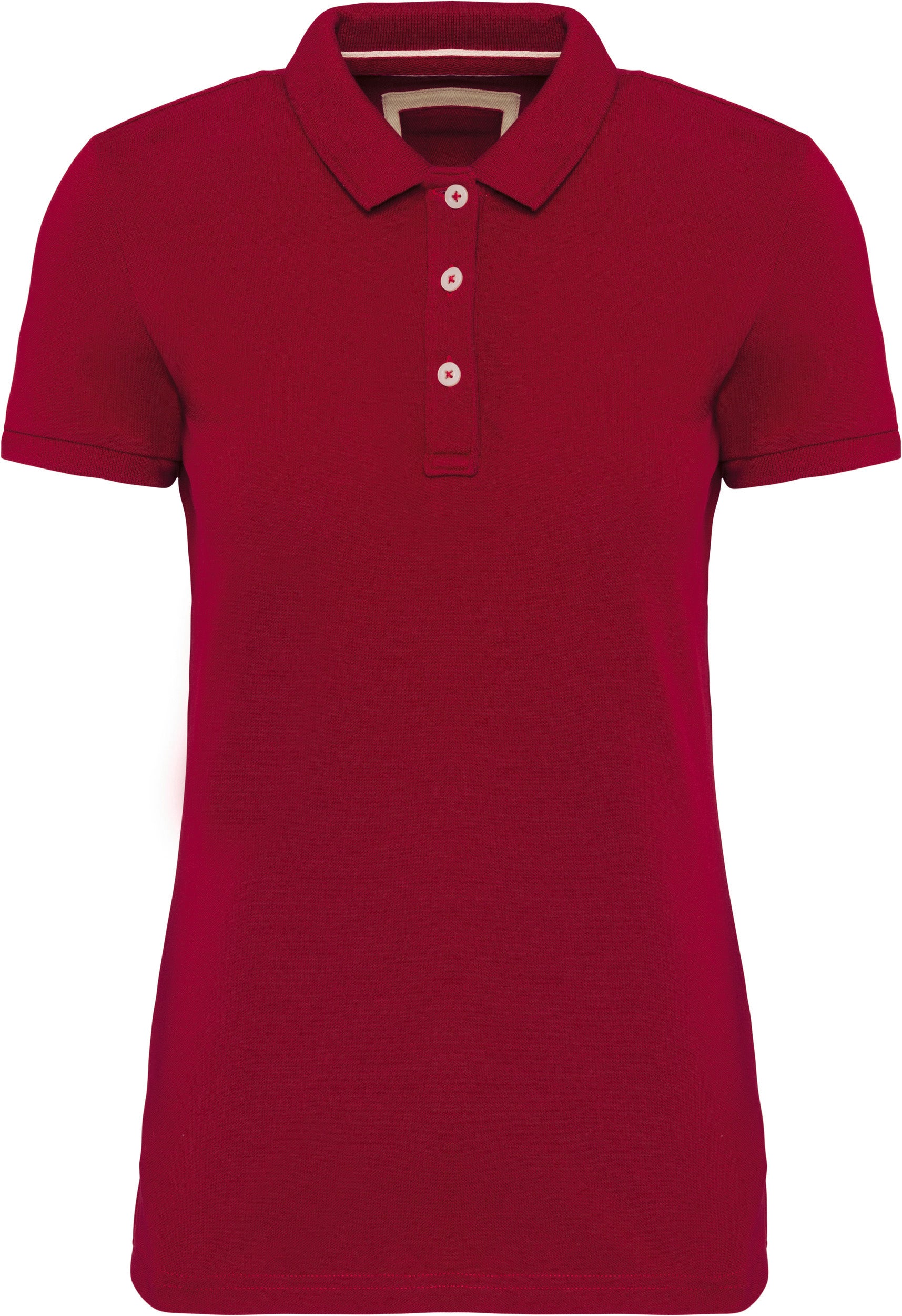 Vintage damespoloshirt met korte mouwen