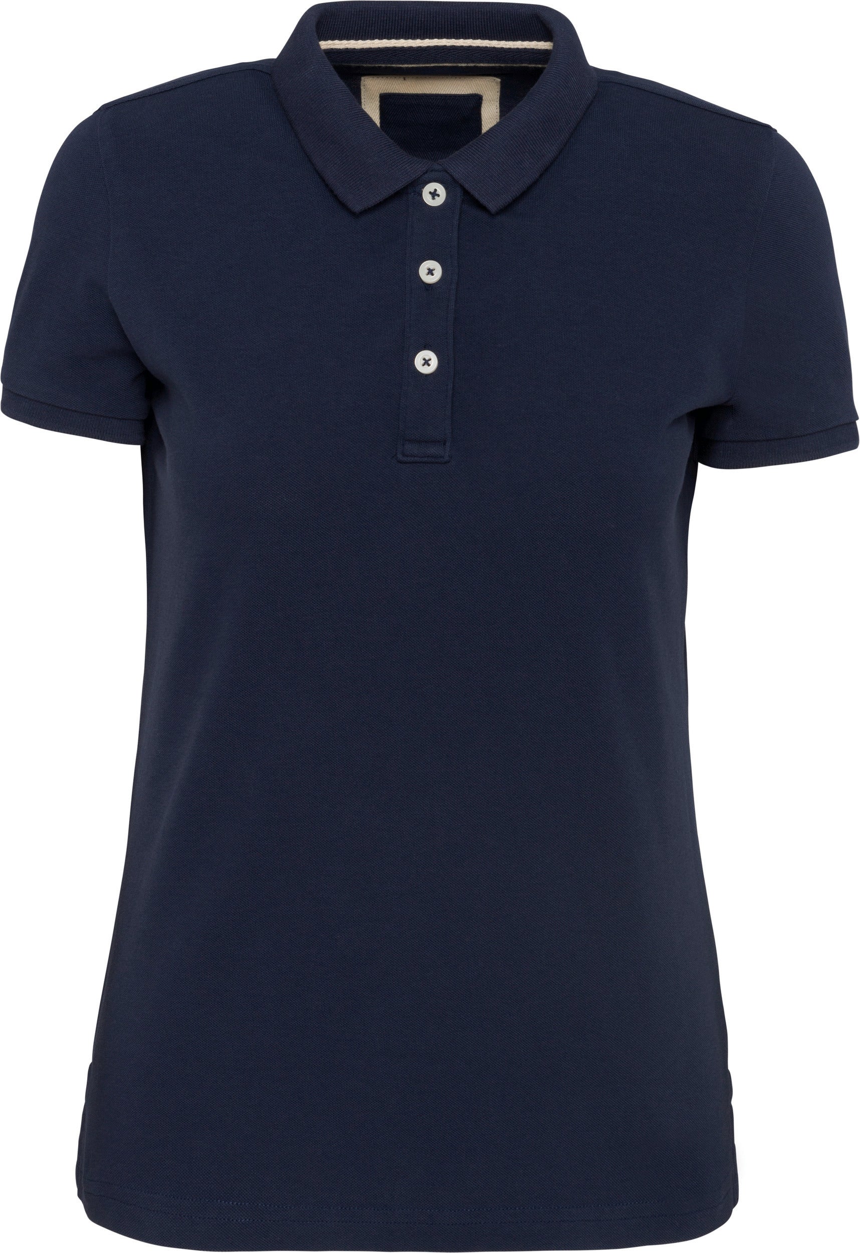 Vintage damespoloshirt met korte mouwen