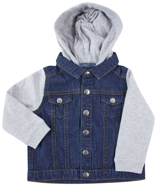 Children's hooded denim jacket