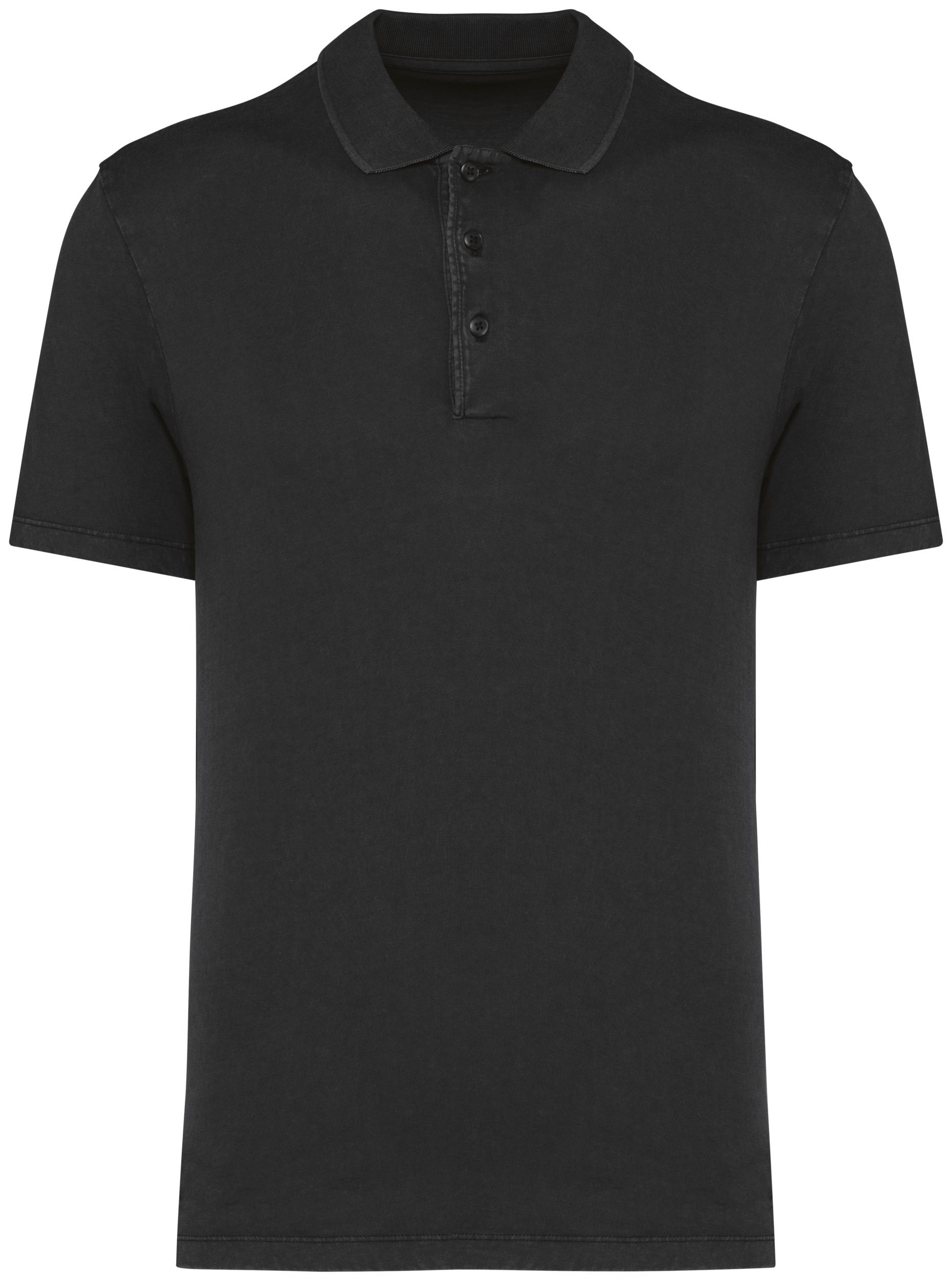Polo lavé homme - 165 g/m²
