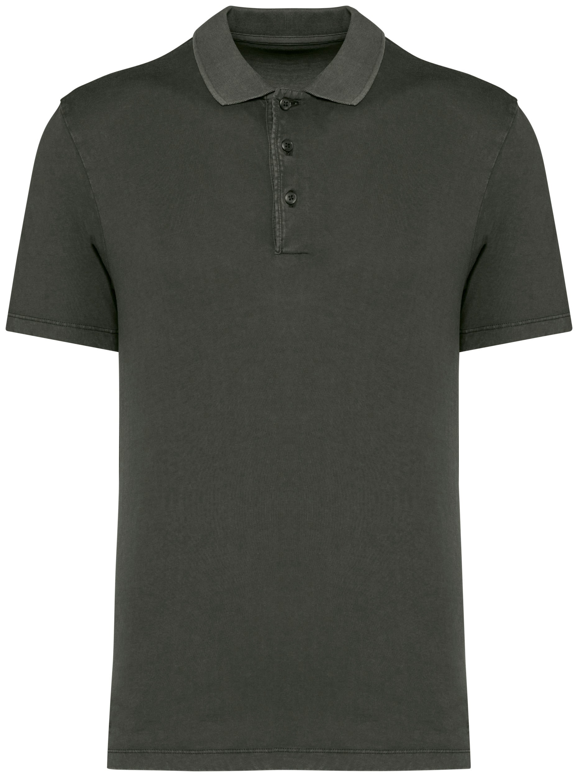 Polo lavé homme - 165 g/m²