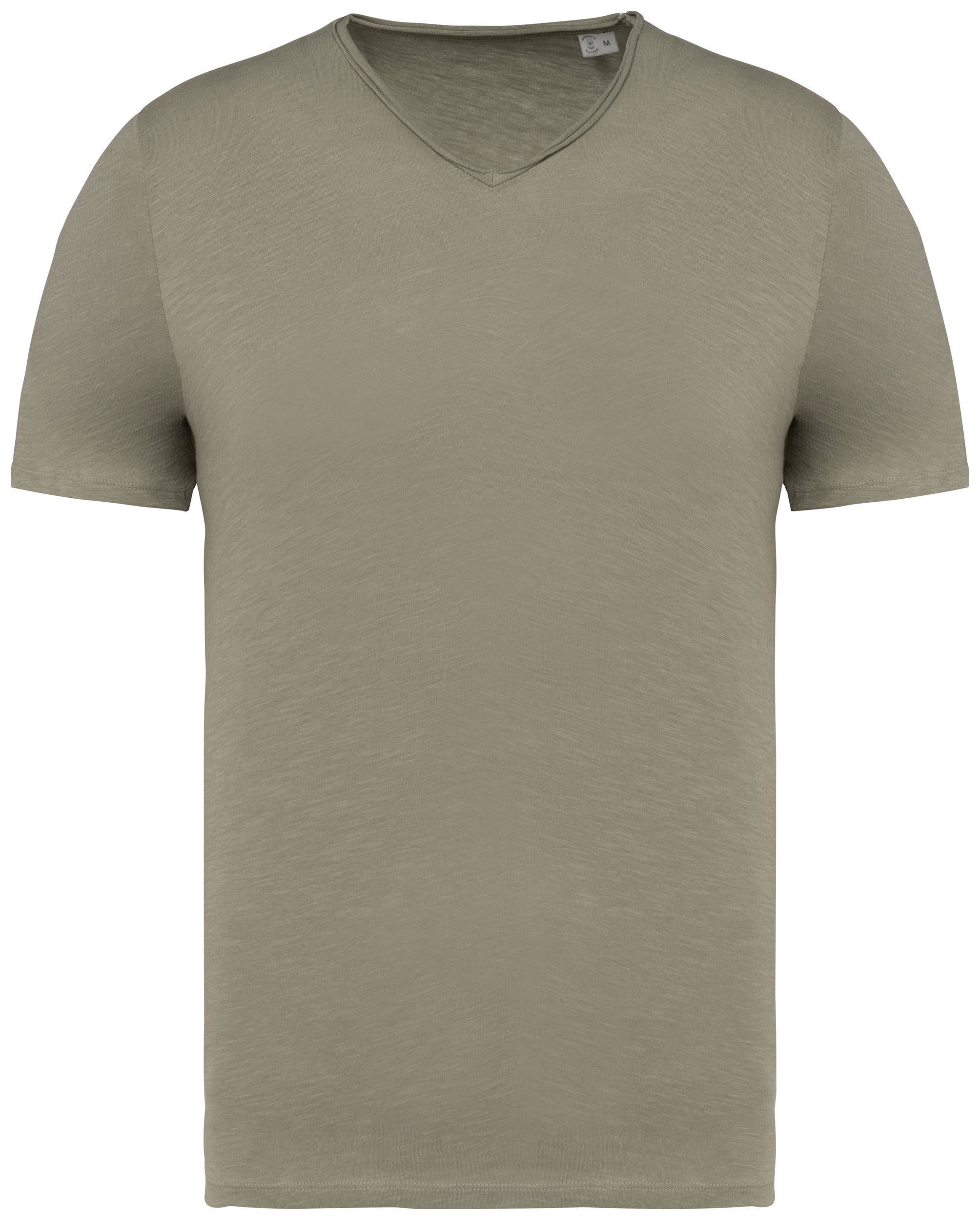 T-shirt Slub bords francs homme - 130g