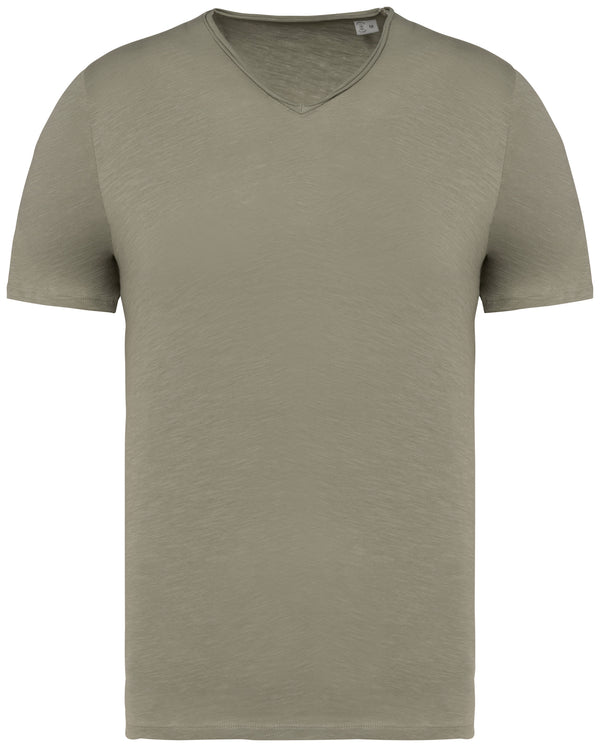 T-shirt Slub bords francs homme - 130g