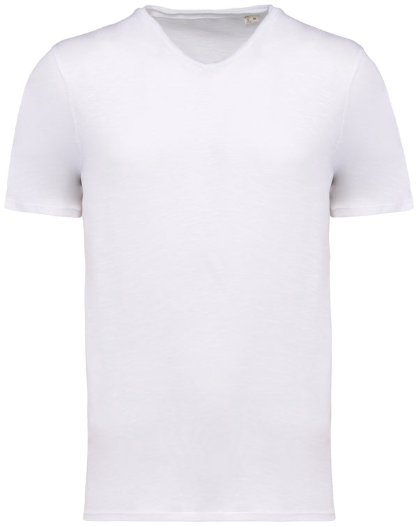 T-shirt Slub bords francs homme - 130g