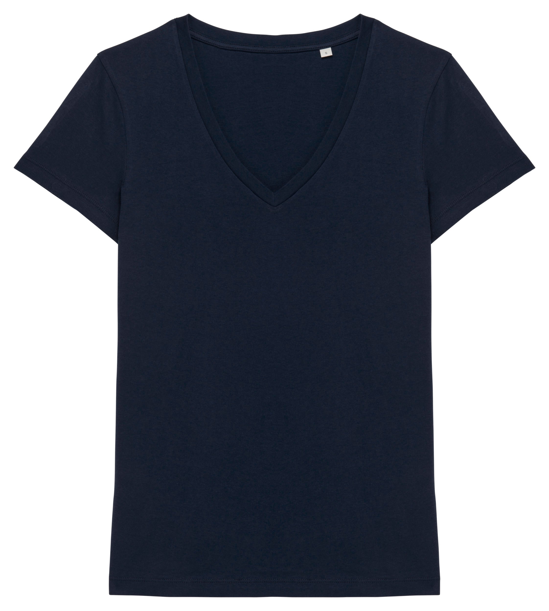 T-shirt col V femme - 155g