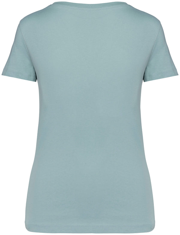 T-shirt col V femme - 155g