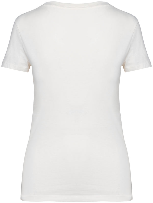 T-shirt col V femme - 155g