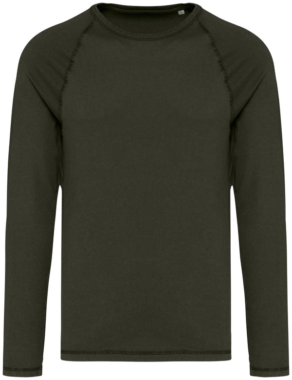 T-shirt raglan manches longues homme 190g