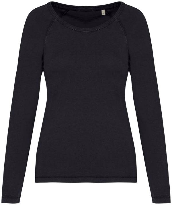 T-shirt raglan manches longues femme -190gr