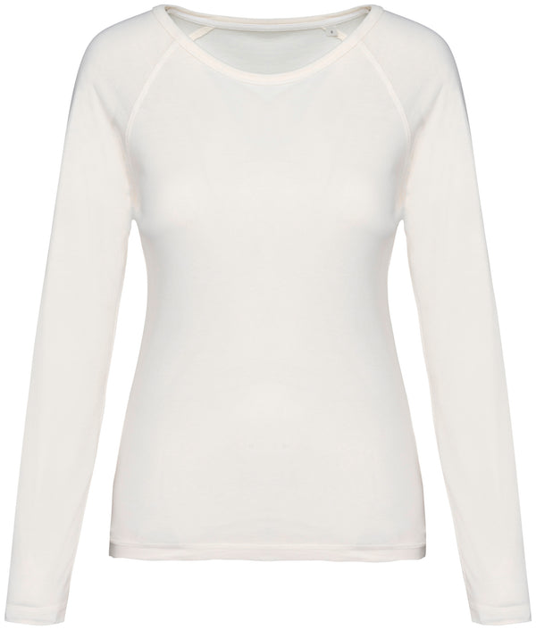 T-shirt raglan manches longues femme -190gr