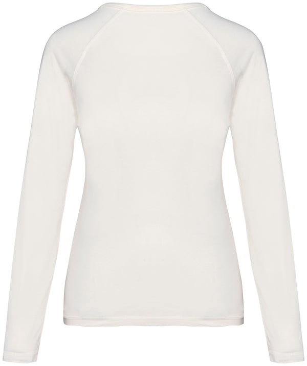 T-shirt raglan manches longues femme -190gr