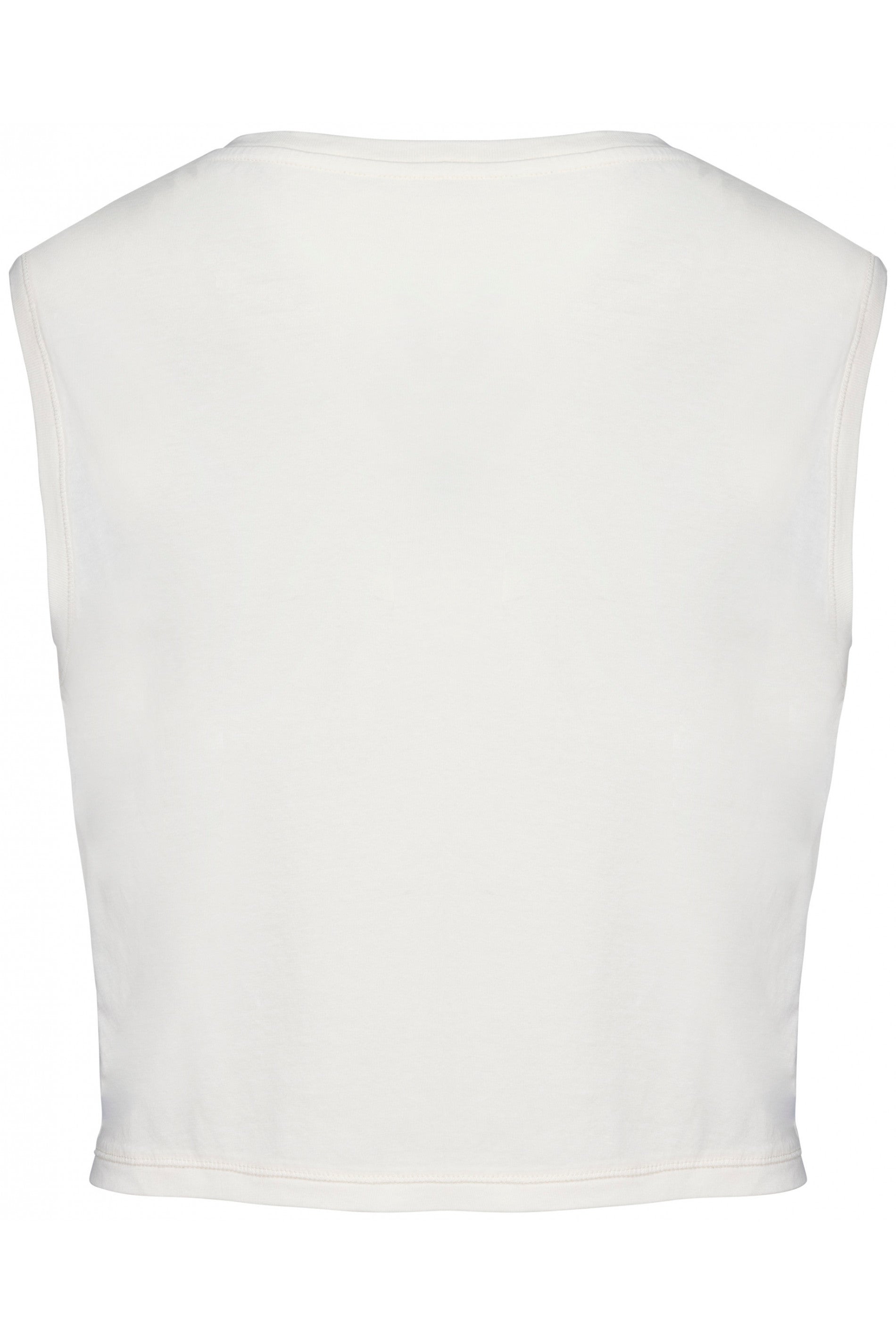 T-shirt crop sans manche femme - 165g
