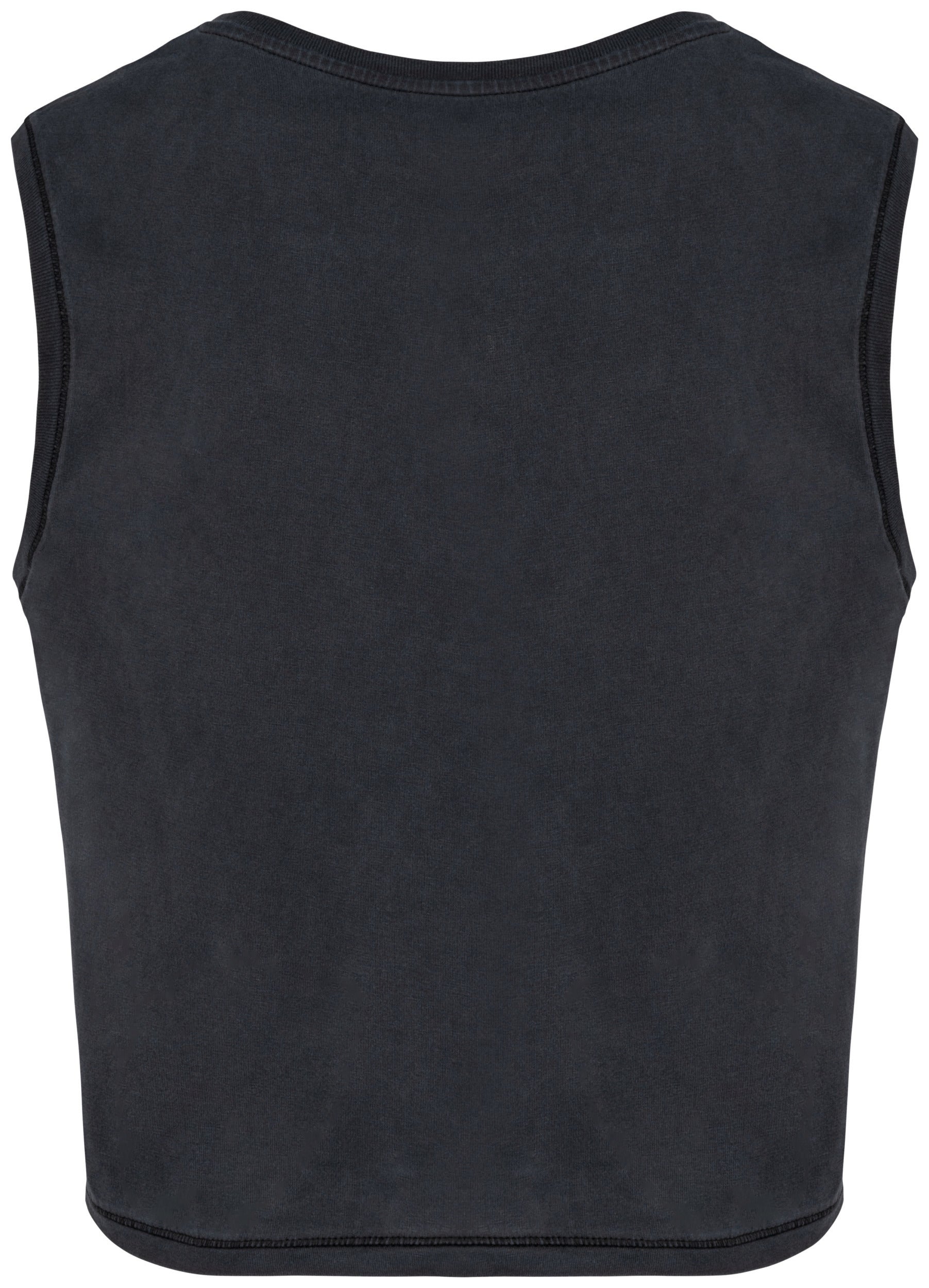 T-shirt crop sans manche femme - 165g
