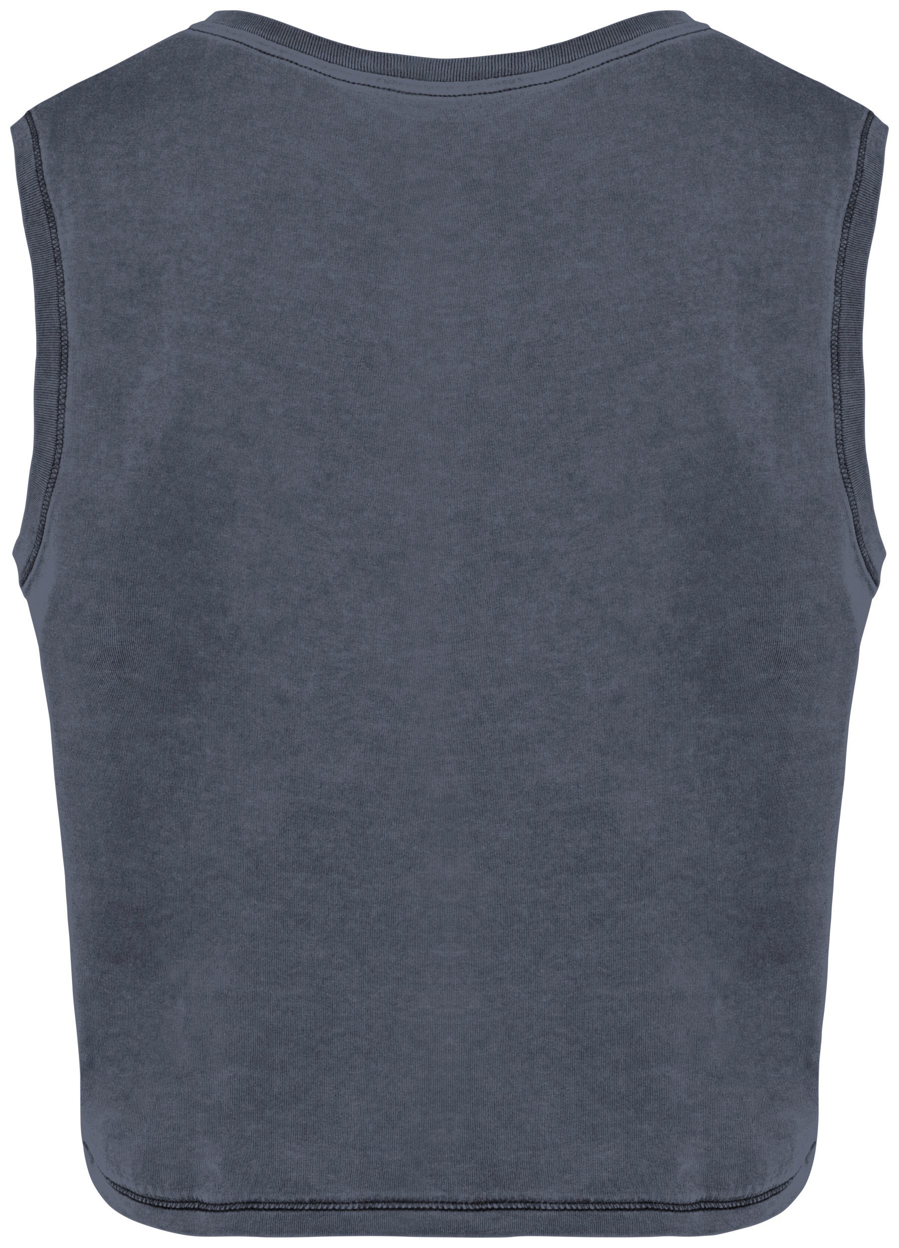 T-shirt crop sans manche femme - 165g