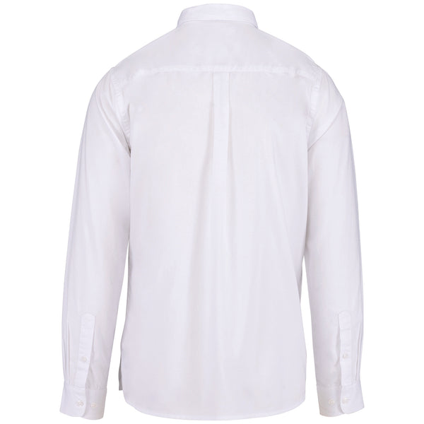 Chemise délavée en coton twill homme - 135g