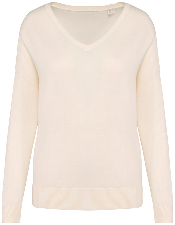 Pull col V  Lyocell TENCEL™  femme - 250g