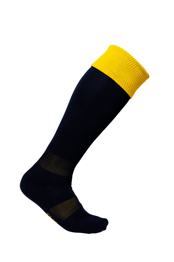 Chaussettes de sport bicolores unisexe