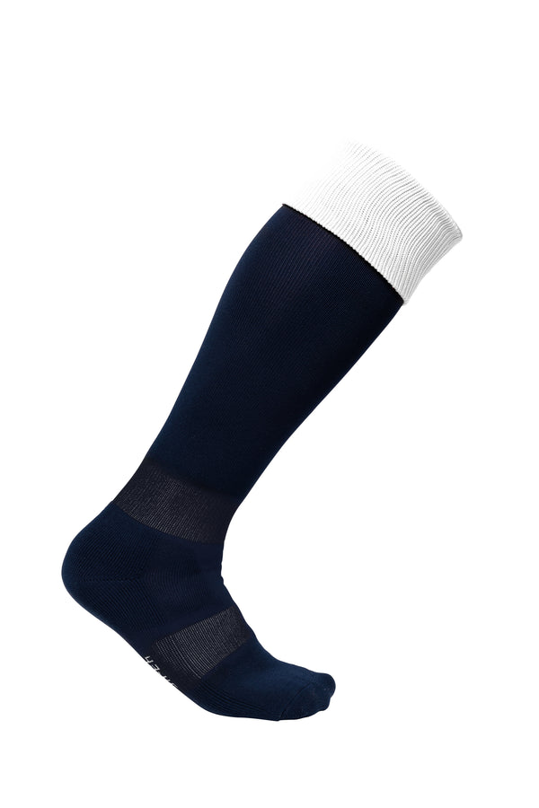 Chaussettes de sport bicolores unisexe