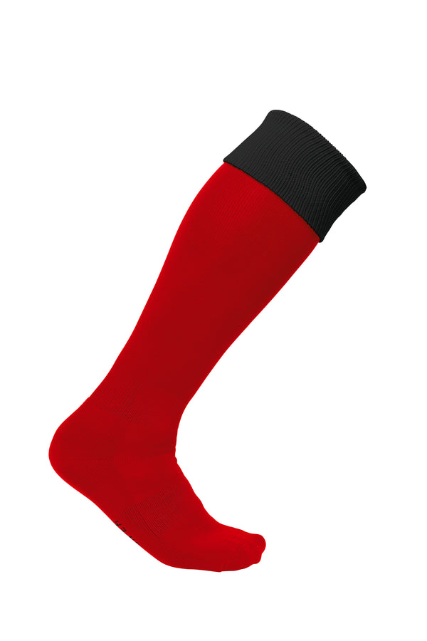 Chaussettes de sport bicolores unisexe