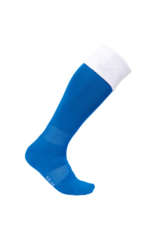 Chaussettes de sport bicolores unisexe