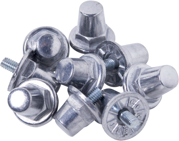 Pack of 100 hexagonal aluminum studs