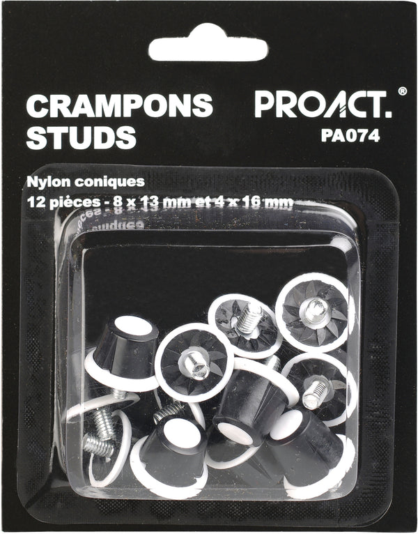 Boîte de 12 crampons nylon coniques