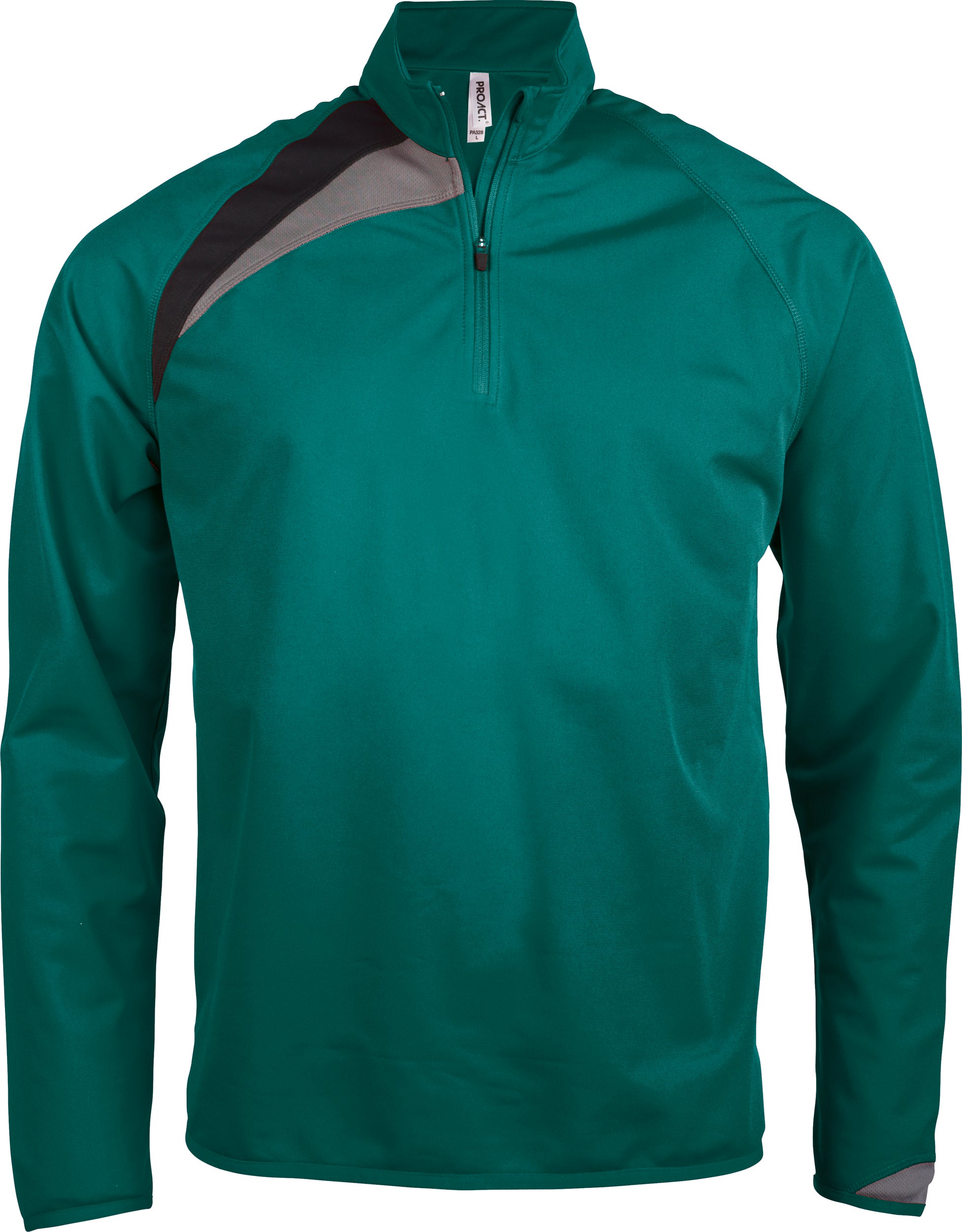 Unisex 1/4 zip training sweatshirt
