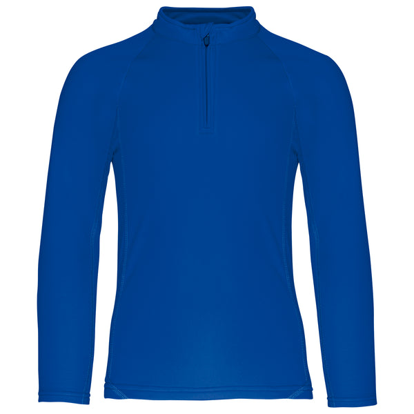 Sweat de running 1/4 zip enfant