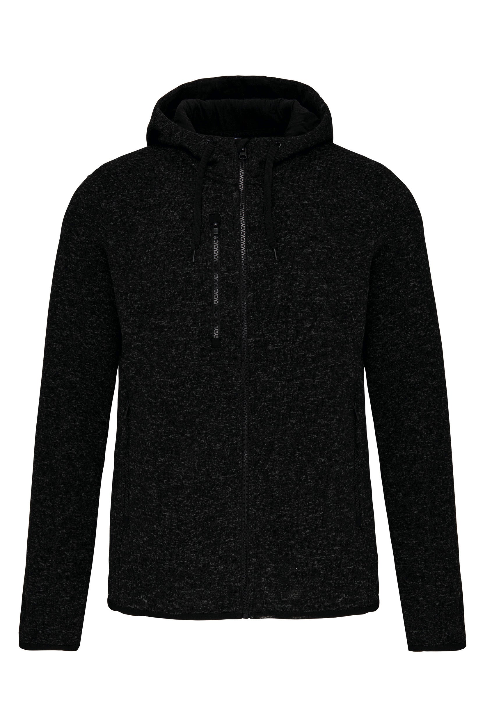 Women's mottled hooded jacket