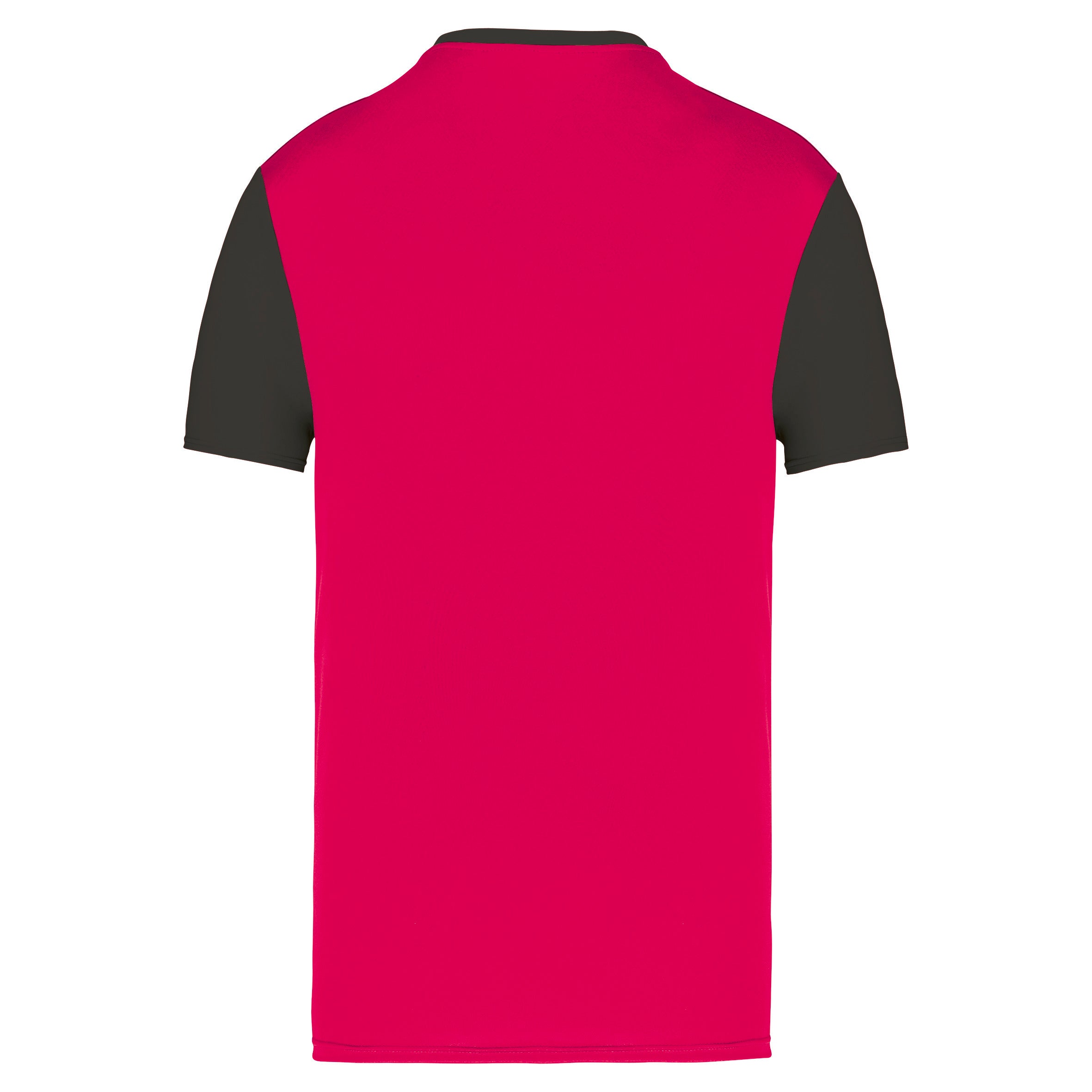 Maillot manches courtes bicolore unisexe