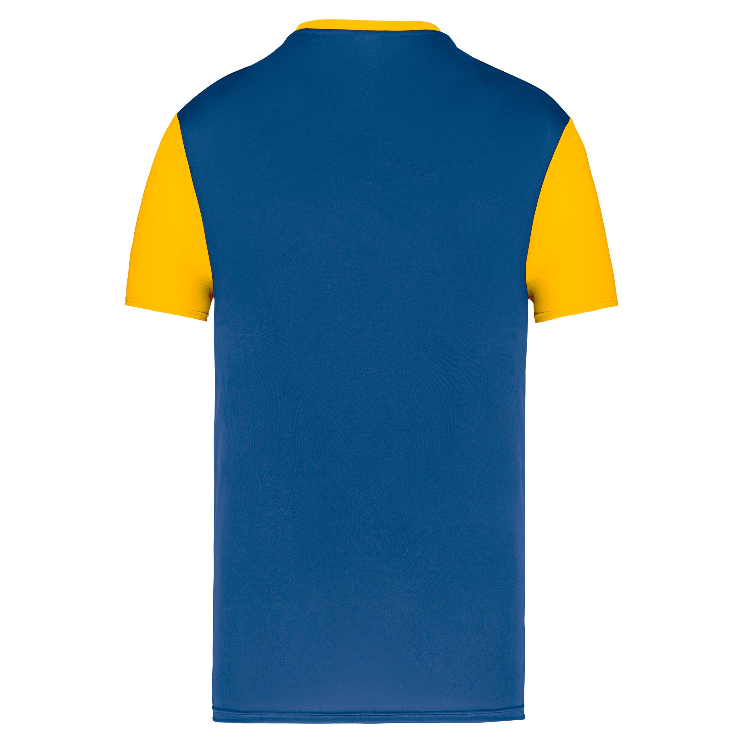 Maillot manches courtes bicolore unisexe