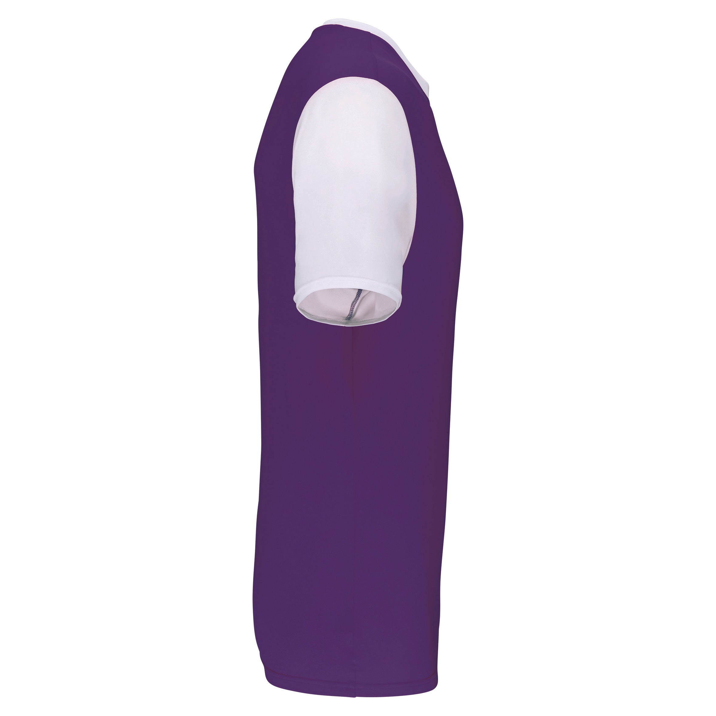 Maillot manches courtes bicolore unisexe