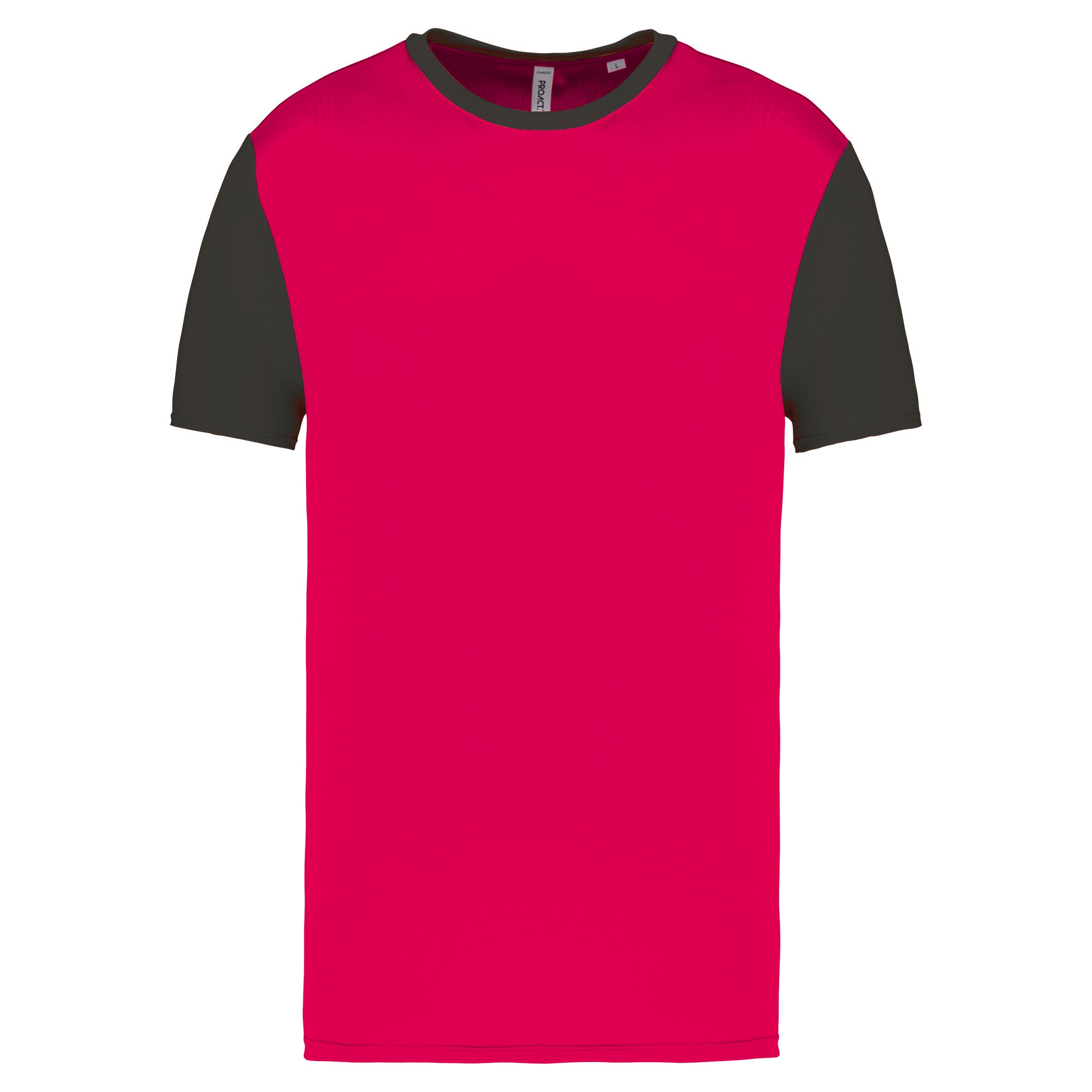Maillot manches courtes bicolore unisexe