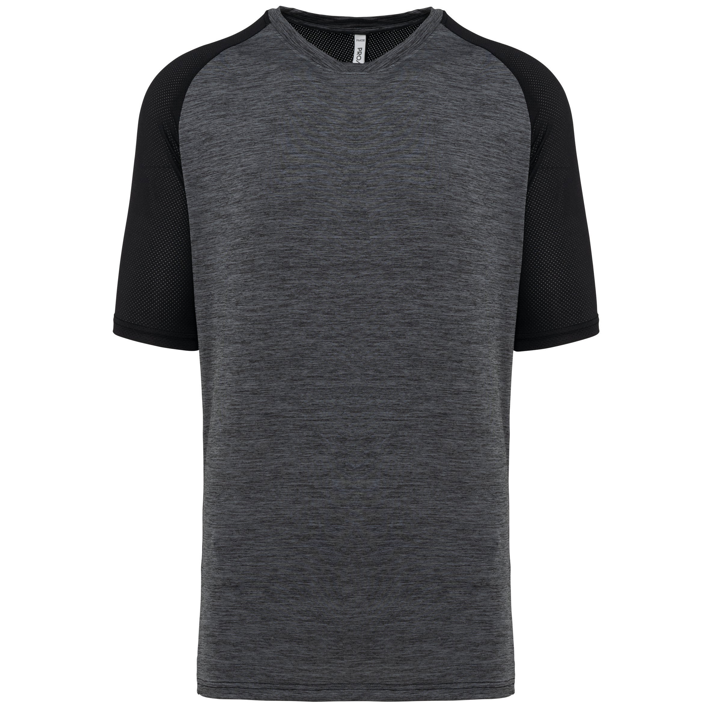 Men's two-tone padel t-shirt with raglan sleeves
