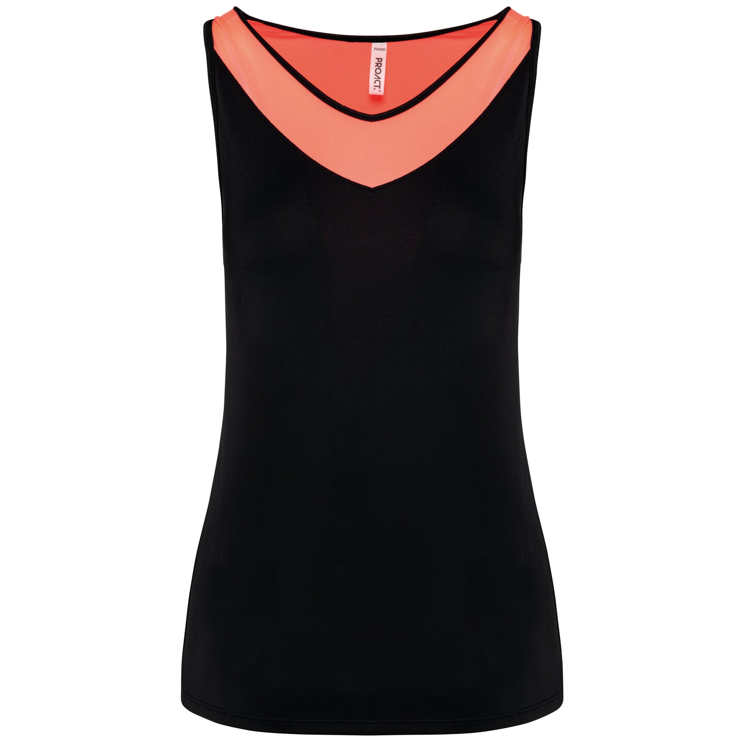 Women's two-tone padel tank top