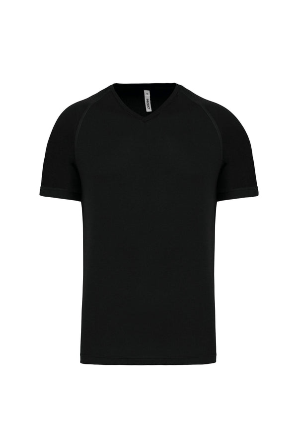 Men's v-neck short-sleeved sports t-shirt